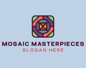 Mosaic Art App logo design