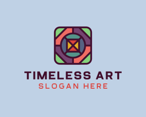 Mosaic Art App logo design