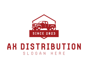 Truck Vehicle Transport logo design