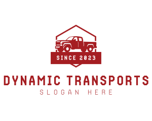 Truck Vehicle Transport logo design