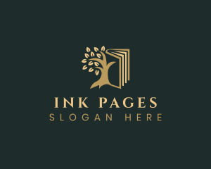 Book Tree Knowledge logo design