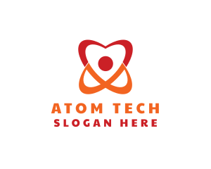 Medical Heart Atom logo
