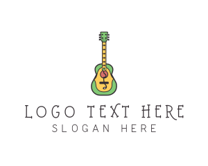 Colorful Music Guitar logo