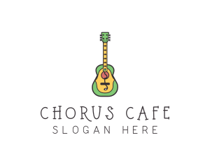 Colorful Music Guitar logo