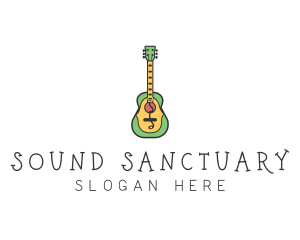 Colorful Music Guitar logo