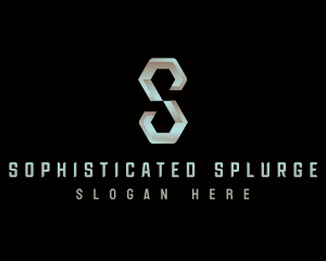 Industrial Steel Letter S logo design