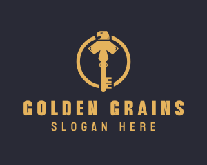 Golden Bird Key logo design