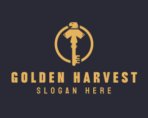 Golden Bird Key logo design