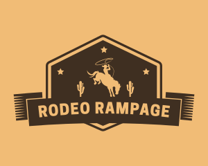 Western Cowboy Horse logo design