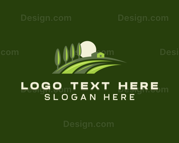 Landscaping Backyard Planting Logo