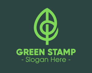 Modern Eco Green Leaf logo design