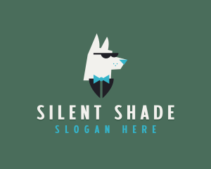 Dog Shades Tuxedo logo design