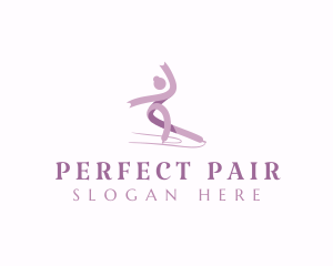 Figure Skating Athlete logo design