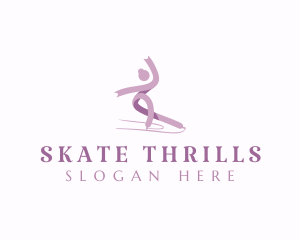 Figure Skating Athlete logo design