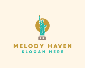 Statue Lady Liberty  logo