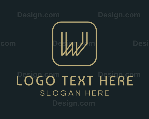 Elegant Professional Letter W Logo