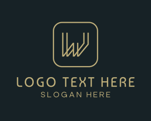 Elegant Professional Letter W logo