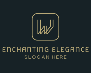 Elegant Professional Letter W Logo