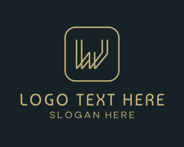 Elegant Professional Letter W logo