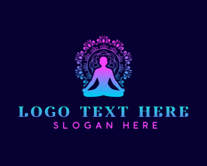 Yoga Mandala Human Wellness Logo