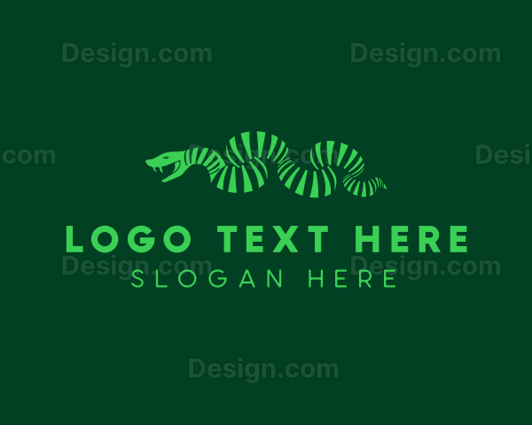 Stripe Snake Serpent Logo