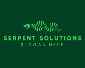 Stripe Snake Serpent logo