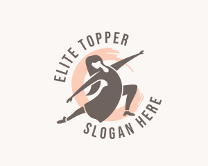 Woman Dancer Dancing logo design