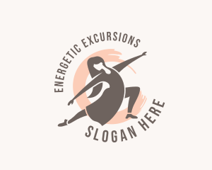 Woman Dancer Dancing logo design