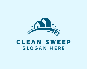 House Scrub Cleaning logo design