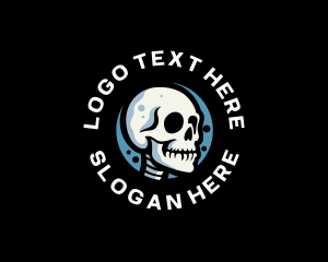 Skeleton Skull Avatar logo