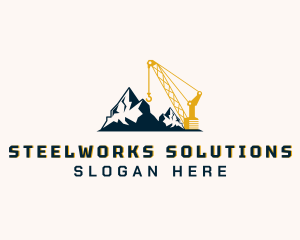 Industrial Construction Crane logo