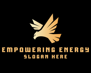 Golden Flying Eagle logo design