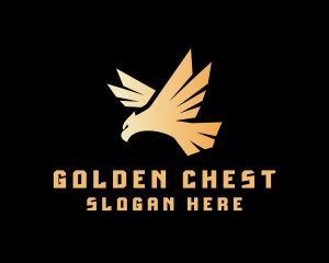 Golden Flying Eagle logo design