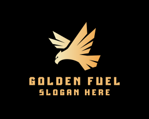 Golden Flying Eagle logo design