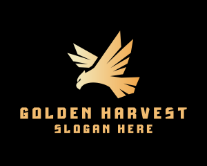 Golden Flying Eagle logo design