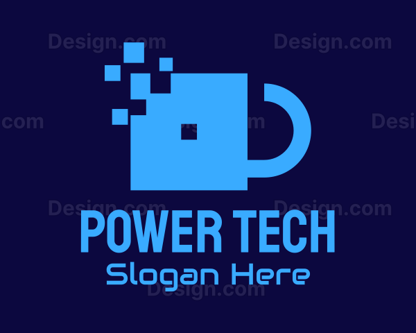 Blue Pixel Application Logo