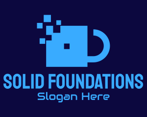 Blue Pixel Application logo