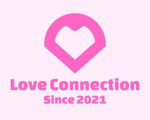 Pink Heart Locator logo