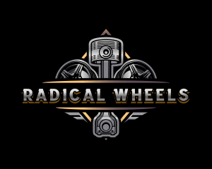 Auto Piston Rims logo design