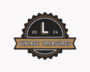 Vintage Shop Badge logo design