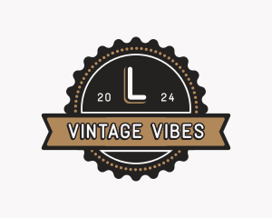 Vintage Shop Badge logo design