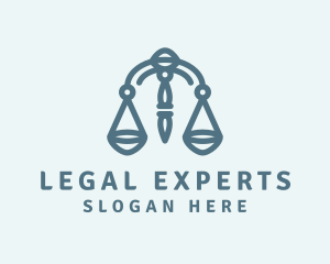 Blue Legal Lawyer logo