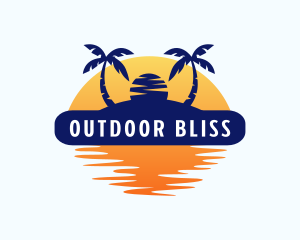 Summer Island Beach logo design