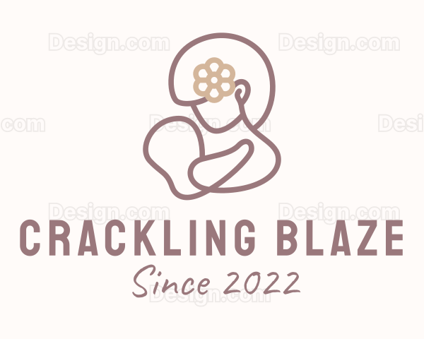 Breastfeeding Mother Childcare Logo