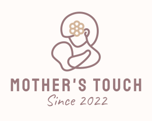 Breastfeeding Mother Childcare  logo design