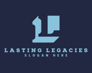 Marketing Firm Letter L logo design