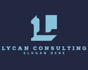 Marketing Firm Letter L logo design