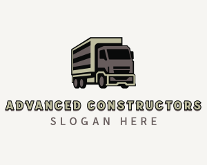 Delivery Truck Cargo logo design