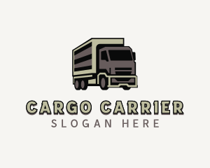 Delivery Truck Cargo logo design