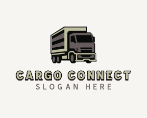 Delivery Truck Cargo logo design